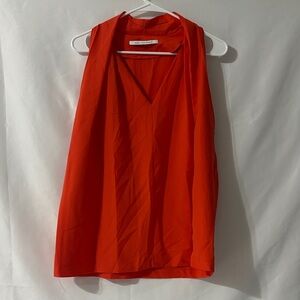 Diane Von Furstenberg Bold Orange Top
